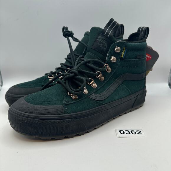 VANS Men\'s 8.5 MTE Sk8 Hi Pine Green Suede Black Outsole $_57.JPG?set_id=880000500F main image 4